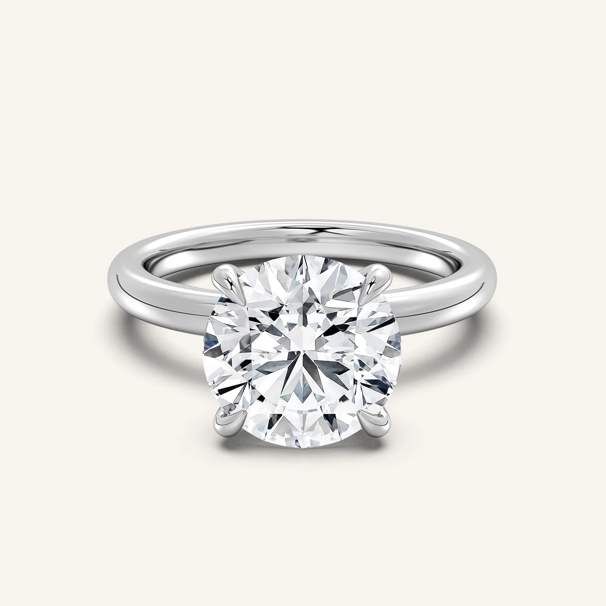 Brilliant Promise Round Solitaire Ring