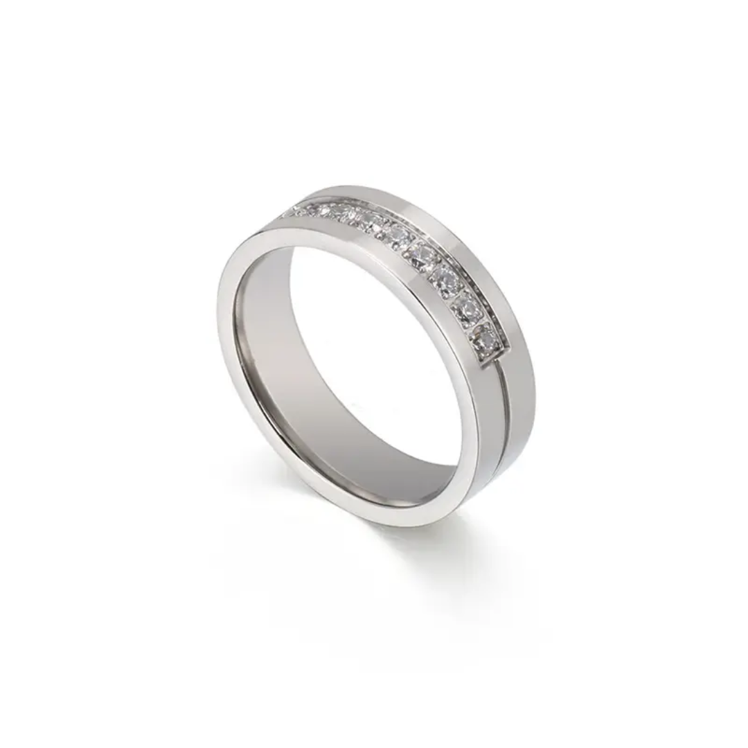 Aligned Paths Titanium Band