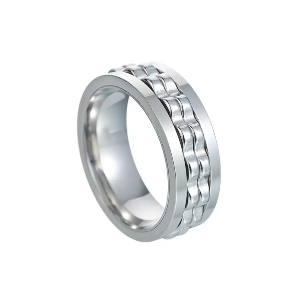 Modern Link-Track Titanium Band
